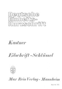 Eilschrift-Schlüssel