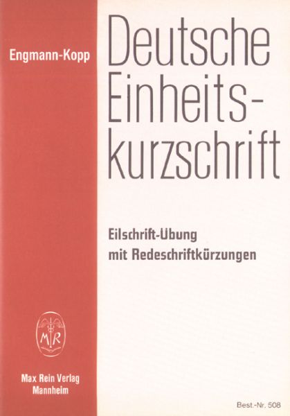 Eilschrift-Übung mit Redeschriftkürzungen