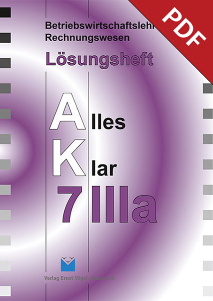 Alles Klar 7 IIIa - Lösungsheft PDF -